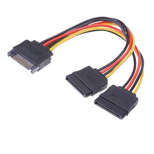 Dây cáp chia nguồn ổ cứng SATA 1 ra 2