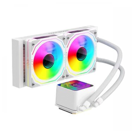 Tản nhiệt nước Coolmoon AOSOR Glacier 240 ARGB - Màu Trắng