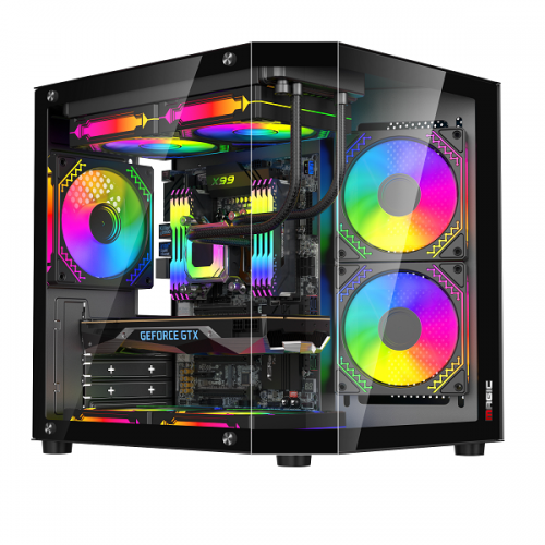 Vỏ Case Magic CUBI-M - Tặng kèm 3 FAN LED